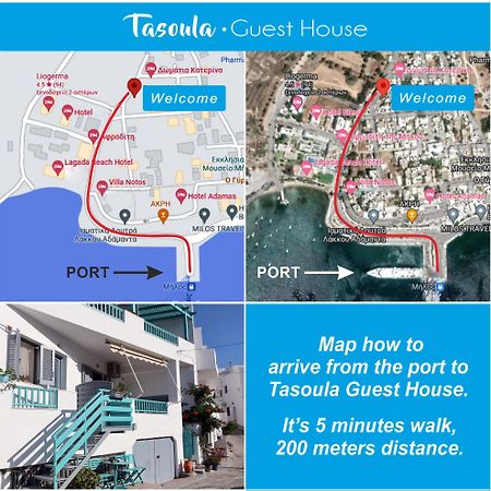 Tasoula Guest House Adamantas  Exteriör bild